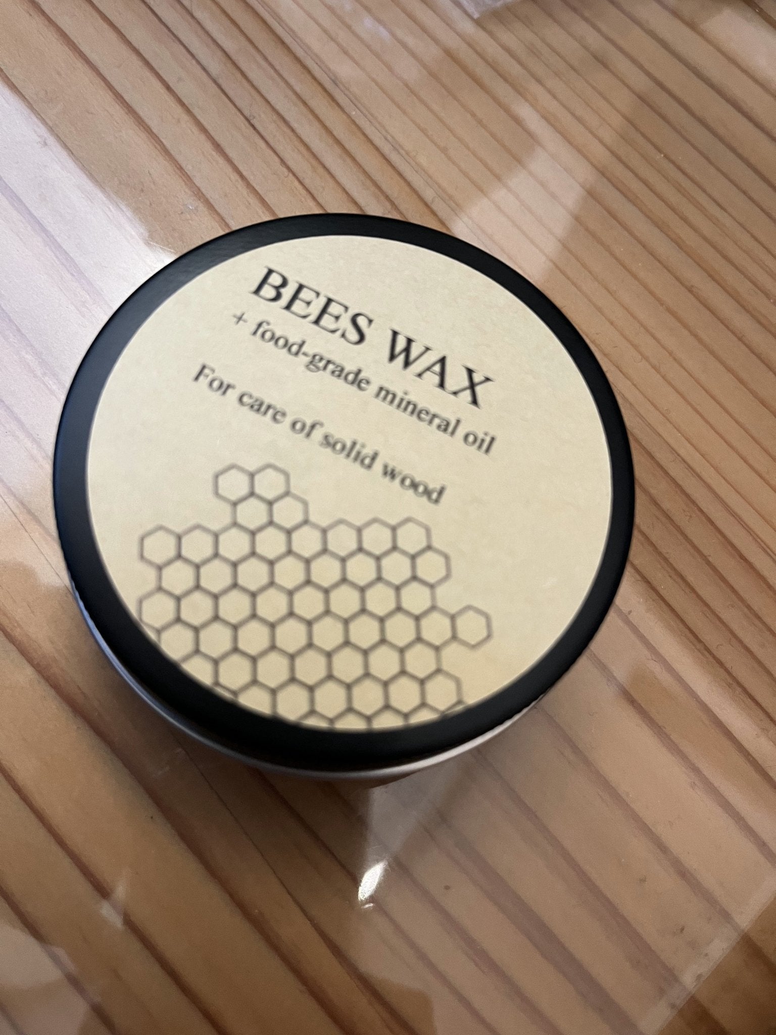 タモ集成材のみ　1060×555 厚み20mm　蜜蝋ワックス 蜜蝋ワックス | 京の自然 蜜蝋ワックス 834